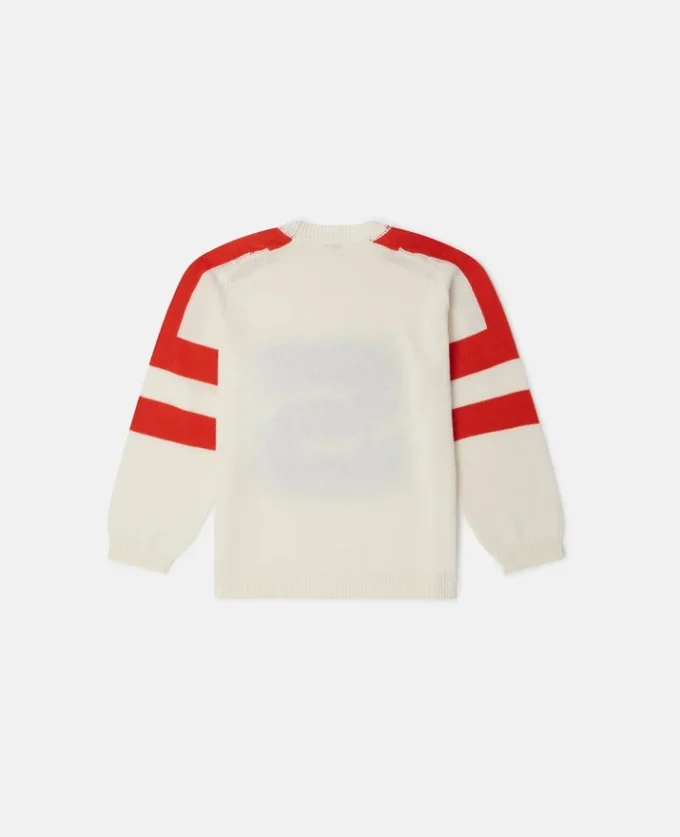 Pull en maille avec initiale de la marque Pull en maille avec initiale de la marque