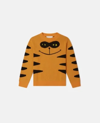 Pull en maille avec motif chat