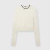 Pull Falabella à mailles fines et chaîne