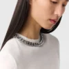 Pull Falabella à mailles fines et chaîne