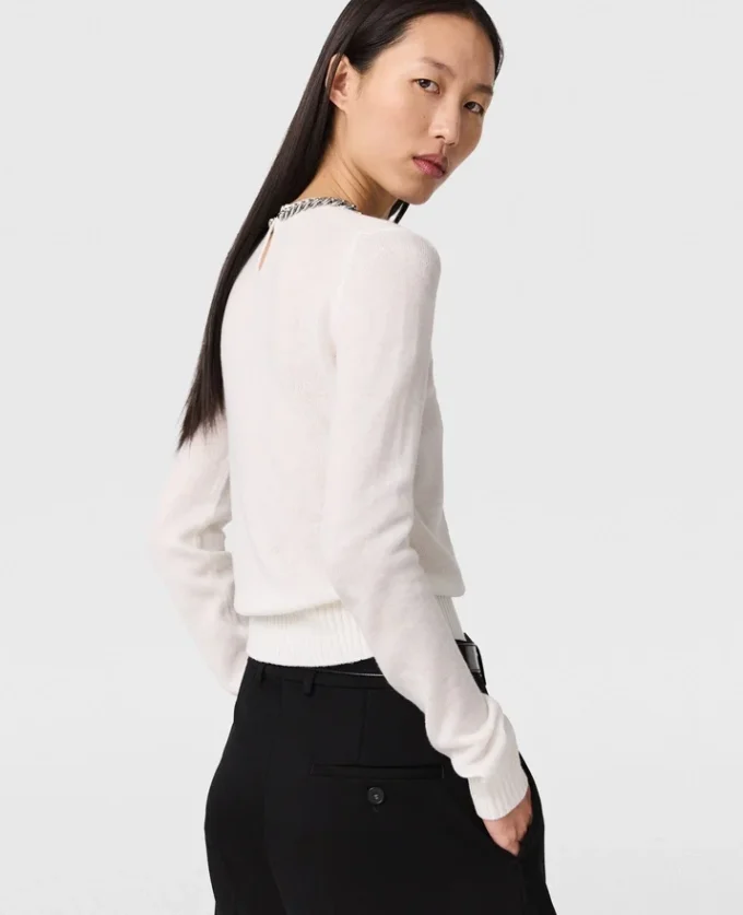 Pull Falabella à mailles fines et chaîne