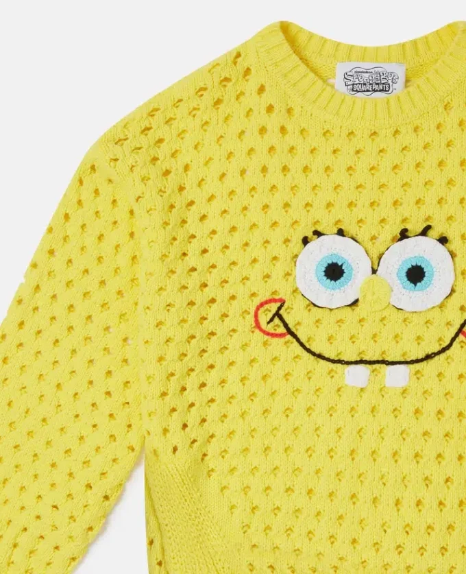 Pull graphique au crochet SpongeBob