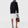 Robe chemise à col rond