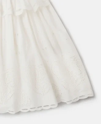 Robe en coton brodée anglaise