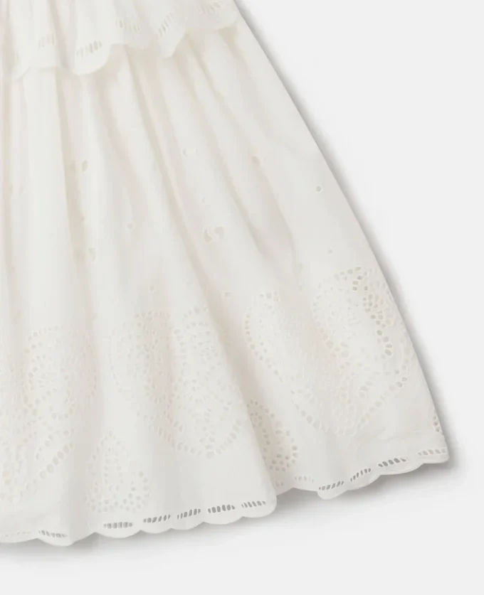 Robe en coton brodée anglaise Robe en coton brodée anglaise