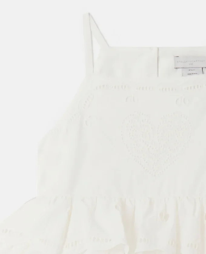 Robe en coton brodée anglaise Robe en coton brodée anglaise