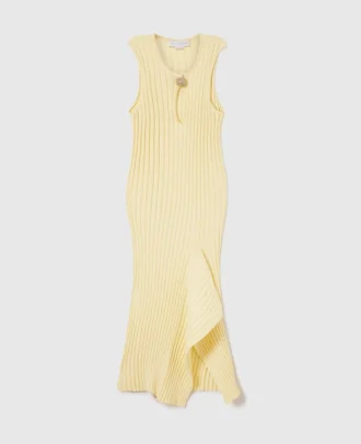 Robe en coton côtelé