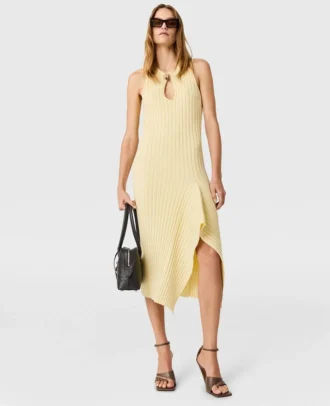 Robe en coton côtelé