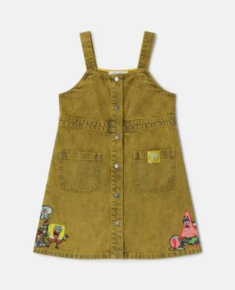 Robe en denim à motif Bob l’éponge Robe en denim à motif Bob l’éponge
