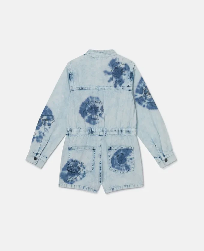 Robe en denim à motif Bob l’éponge Robe en denim à motif Bob l’éponge