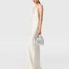 Robe en satin à bretelles chaîne Falabella Robe en satin à bretelles chaîne Falabella