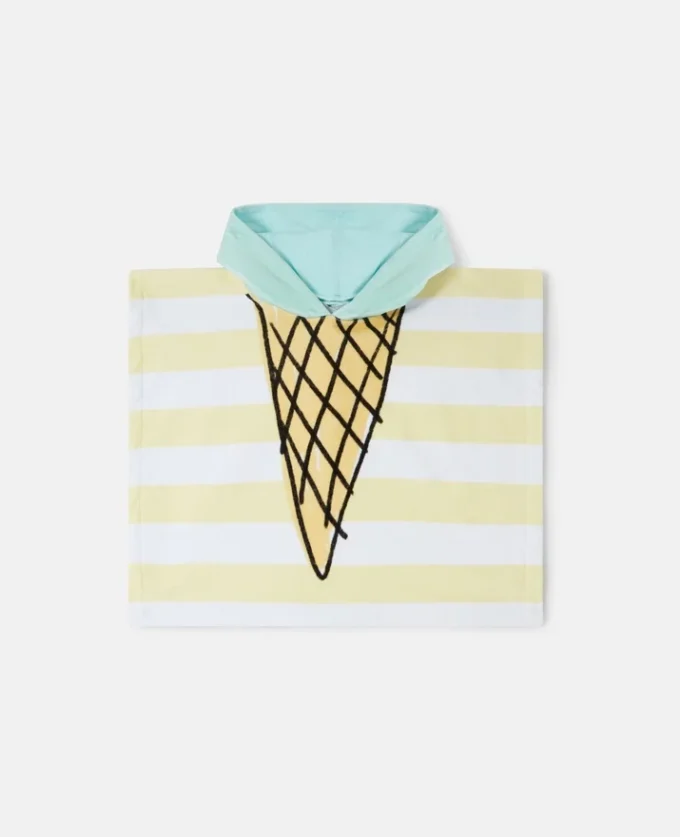 Robe en tissu éponge avec motif glace