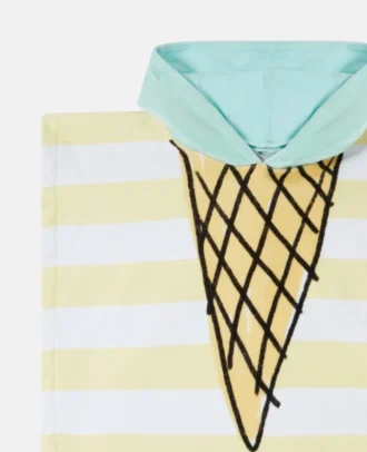 Robe en tissu éponge avec motif glace Robe en tissu éponge avec motif glace