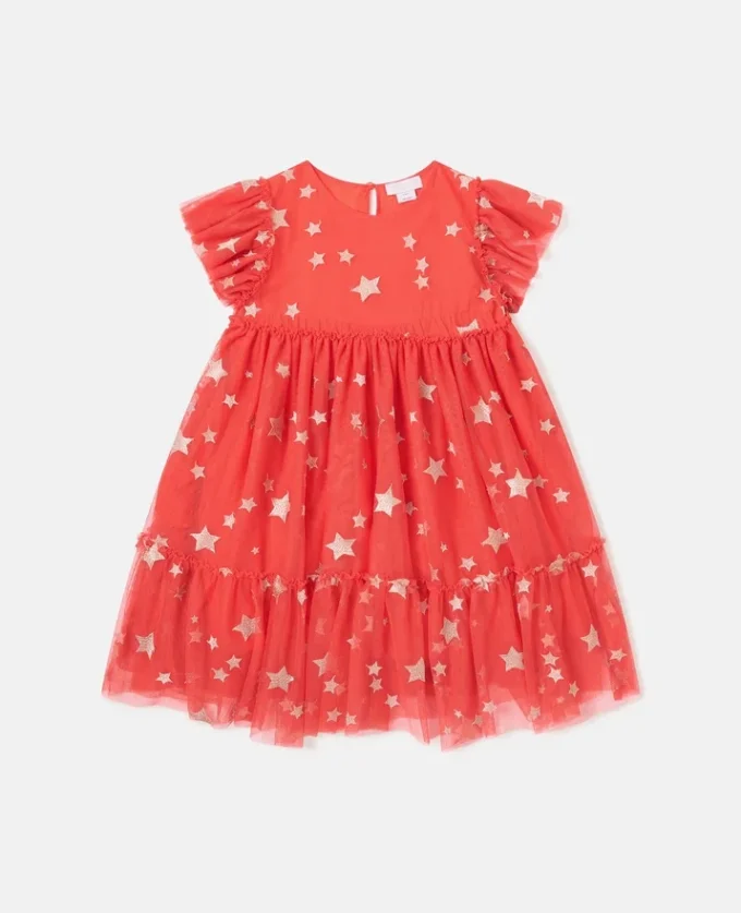 Robe en tulle brodée d’étoiles Robe en tulle brodée d’étoiles
