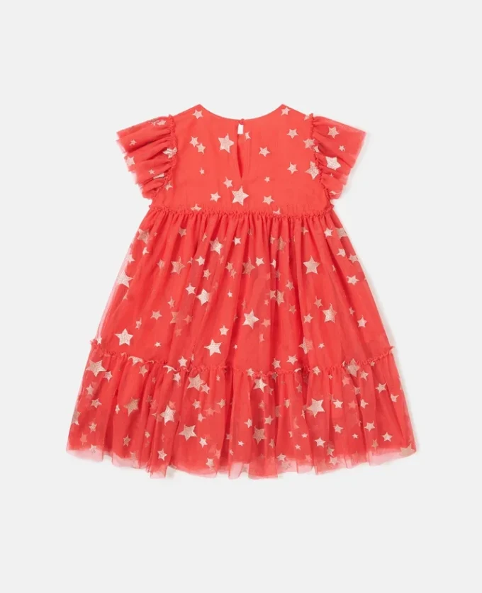 Robe en tulle brodée d’étoiles Robe en tulle brodée d’étoiles