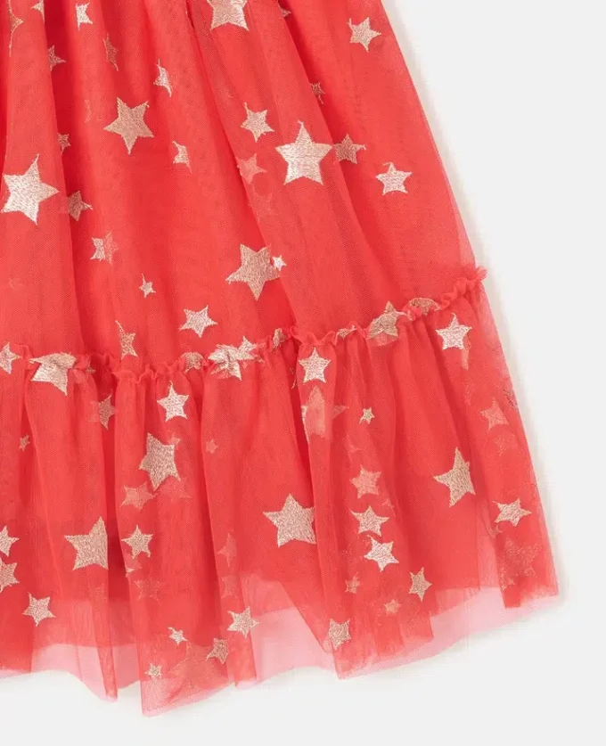 Robe en tulle brodée d’étoiles Robe en tulle brodée d’étoiles