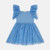 Robe en tulle brodée de fleurs Robe en tulle brodée de fleurs