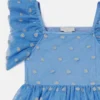 Robe en tulle brodée de fleurs Robe en tulle brodée de fleurs