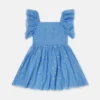 Robe en tulle brodée de fleurs Robe en tulle brodée de fleurs