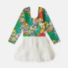 Robe en tulle à imprimé Earth Friends