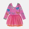 Robe en tulle superposé à imprimé nœud Robe en tulle superposé à imprimé nœud