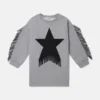 Robe à franges et imprimé graphique Star Robe à franges et imprimé graphique Star