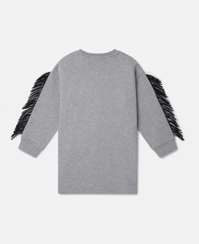 Robe à franges et imprimé graphique Star Robe à franges et imprimé graphique Star