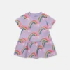 Robe imprimé arc-en-ciel Rollerskate