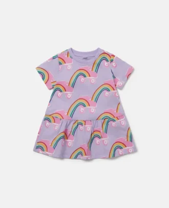 Robe imprimé arc-en-ciel Rollerskate Robe imprimé arc-en-ciel Rollerskate