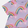 Robe imprimé arc-en-ciel Rollerskate