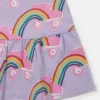 Robe imprimé arc-en-ciel Rollerskate