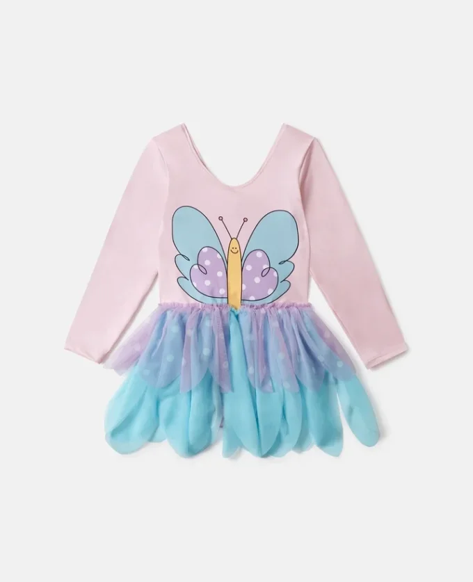 Robe jupe en tulle à motif papillon Robe jupe en tulle à motif papillon