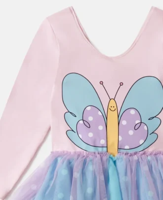 Robe jupe en tulle à motif papillon