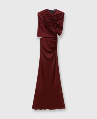 Robe longue cache-cœur