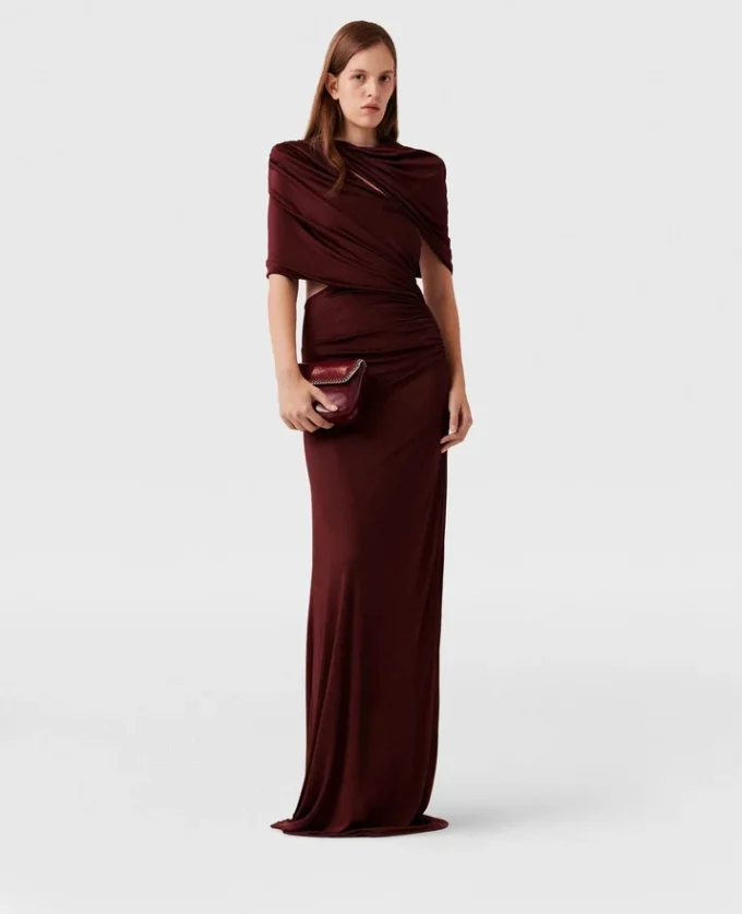 Robe longue cache-cœur Robe longue cache-cœur