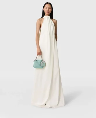 Robe longue à dos nu