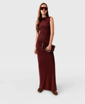 Robe longue sans manches