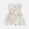Robe à manches courtes et imprimé floral Robe à manches courtes et imprimé floral