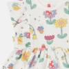 Robe à manches courtes et imprimé floral Robe à manches courtes et imprimé floral