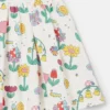 Robe à manches courtes et imprimé floral Robe à manches courtes et imprimé floral