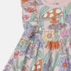 Robe à manches courtes et plissée imprimée Woodland Robe à manches courtes et plissée imprimée Woodland