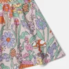 Robe à manches courtes et plissée imprimée Woodland Robe à manches courtes et plissée imprimée Woodland