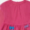 Robe à manches longues brodée d’un nœud Robe à manches longues brodée d’un nœud
