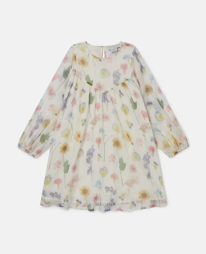 Robe à manches longues à imprimé floral Robe à manches longues à imprimé floral