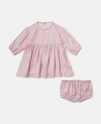 Robe à manches longues à imprimé floral