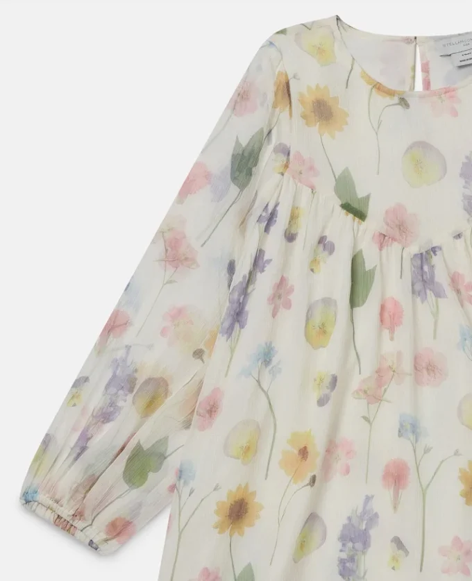 Robe à manches longues à imprimé floral Robe à manches longues à imprimé floral