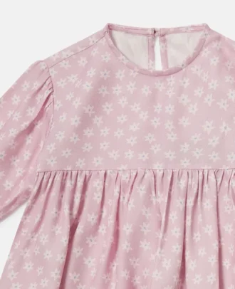 Robe à manches longues à imprimé floral