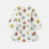 Robe à manches longues à imprimé floral Robe à manches longues à imprimé floral
