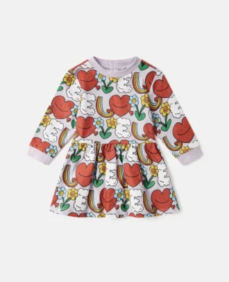 Robe à manches longues imprimée Earth Friends Robe à manches longues imprimée Earth Friends