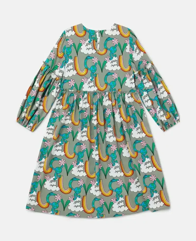 Robe à manches longues imprimée Earth Friends